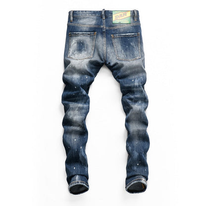 SOLO-DSQ2 Skull Man Bones Jeans