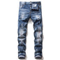 SOLO-DSQ2 badge signature Jeans