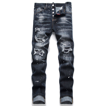 SOLO-DSQ2 embroidery Jeans