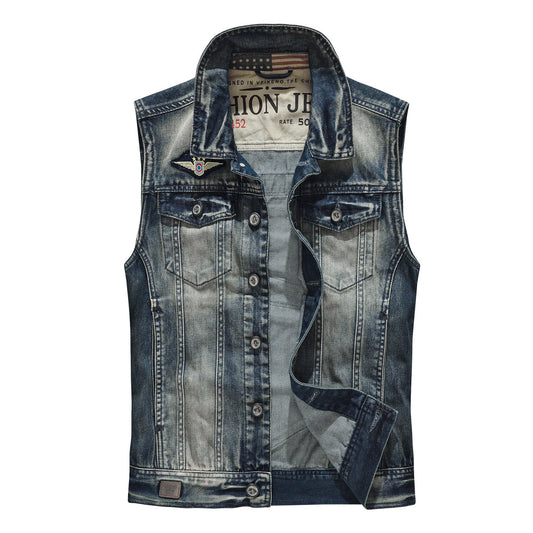 SOLO-DSQ2 24ss  Denim Vest coat