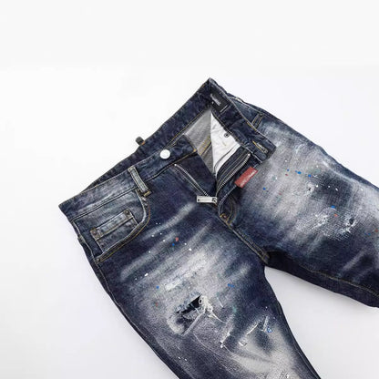 SOLO-DSQ2 ripped skinny jeans