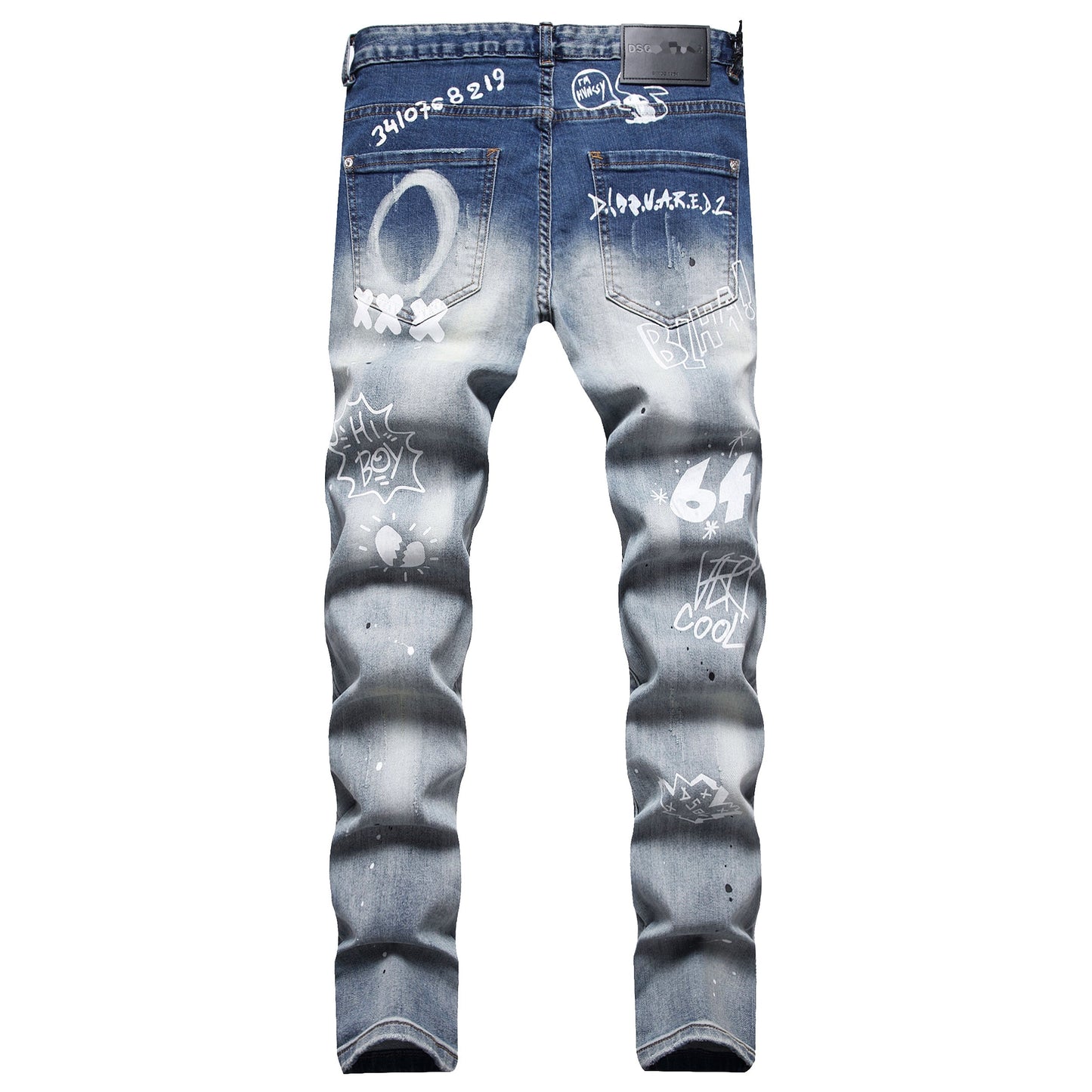 SOLO-DSQ2 printing Jeans