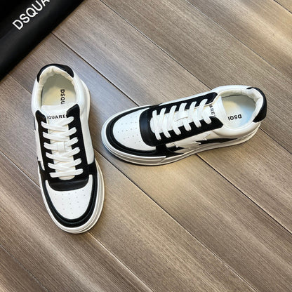 SOLO-DSQ2 Men's shoes Leather sneakers