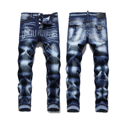 SOLO-DSQ2 2024ss printing Jeans