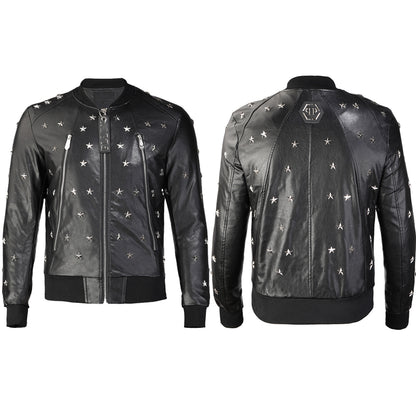 SOLO-Philpp Black Cowhide jacket