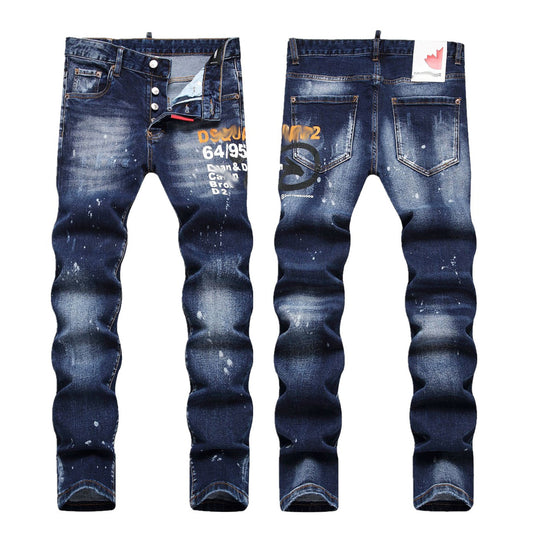 SOLO-DSQ2 2024ss Printed Jeans