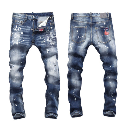 SOLO-DSQ2 2024ss Ripped Jeans