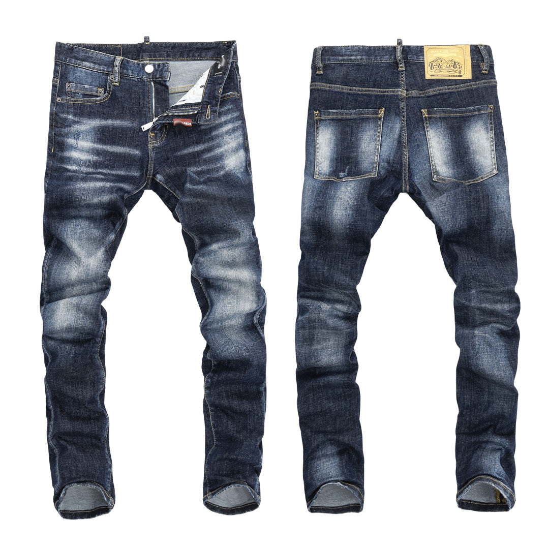 SOLO-DSQ2 2024ss Ripped Jeans