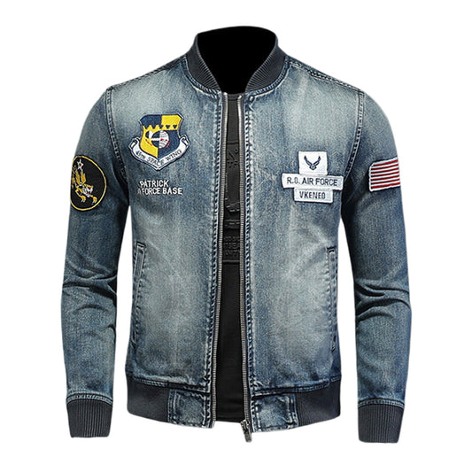 SOLO-DSQ2 Distressed Denim Jacket