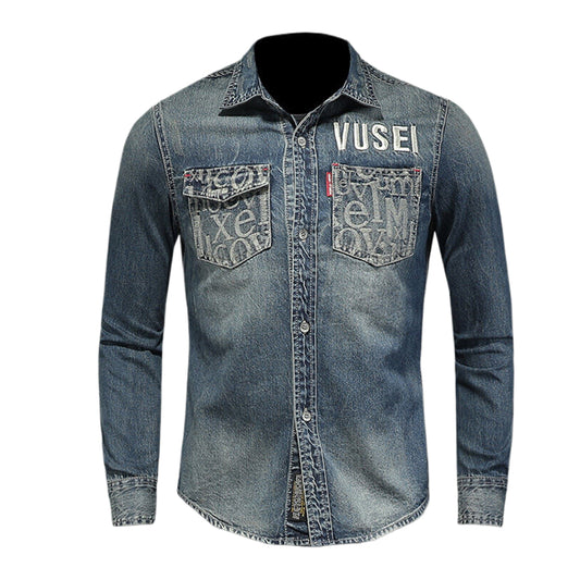 SOLO-DSQ2 2024ss Blue Denim Jacket