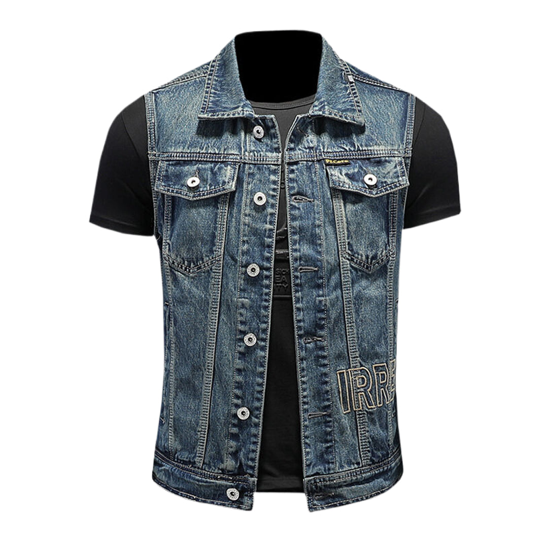 SOLO-DSQ2 24ss Denim Vest coat