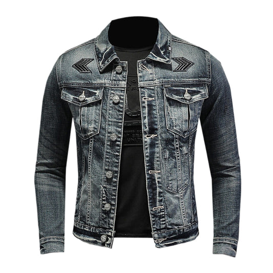 SOLO-DSQ2 2024ss Distressed Denim Jacket