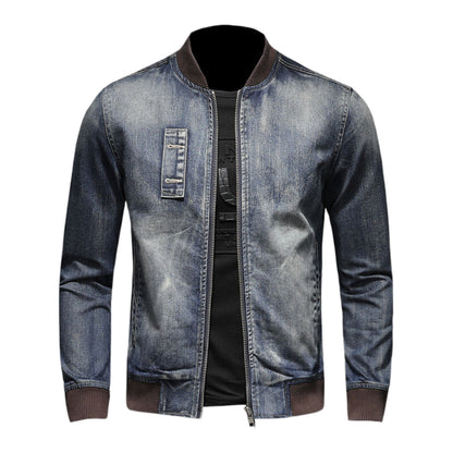 SOLO-DSQ2 Distressed Denim Jacket