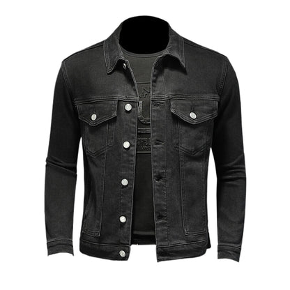 SOLO-DSQ2 2024ss Black Denim Jacket