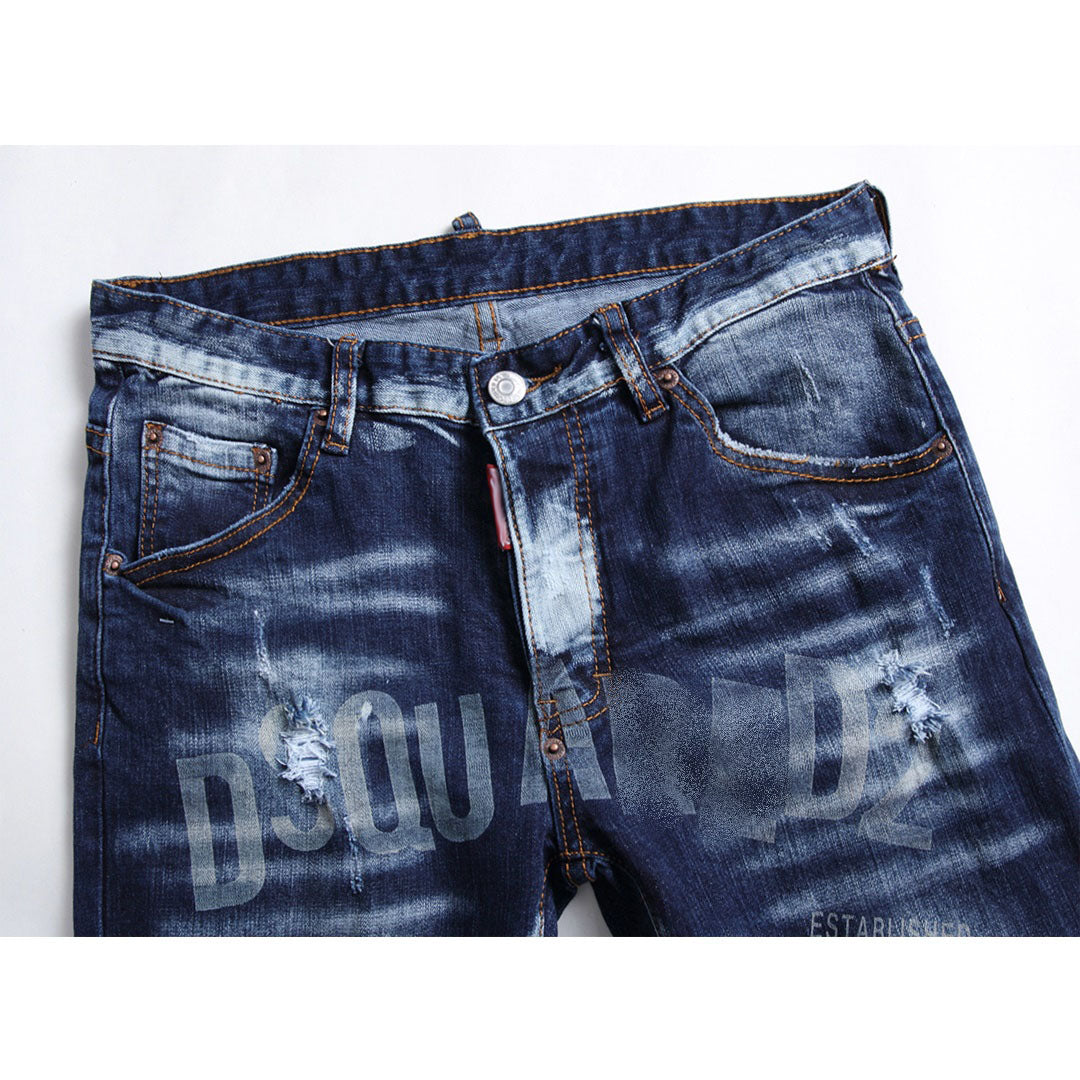 SOLO-DSQ2 2024ss printing Jeans