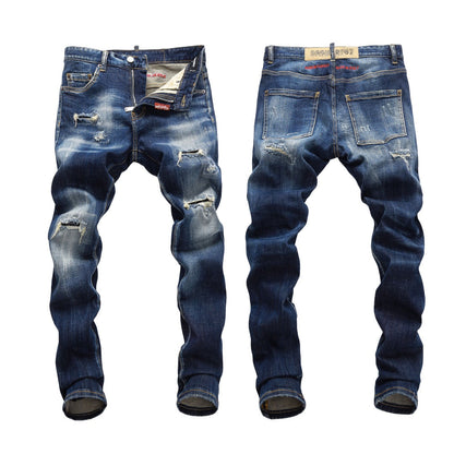 SOLO-DSQ2 Fashion Holes Jeans