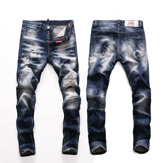 SOLO-DSQ2 Blue Vintage Jeans