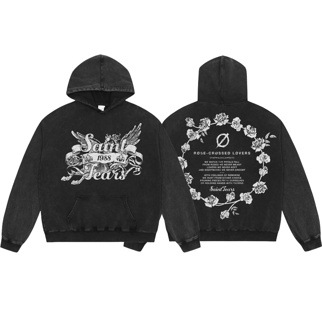 SOLO-Saint Michael Print Hoodie