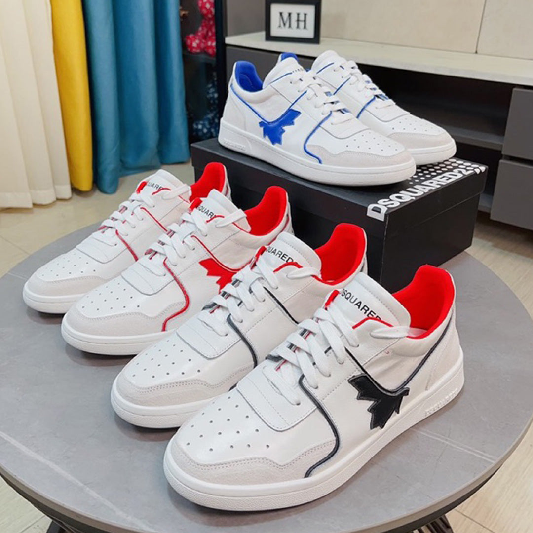 SOLO-DSQ2 2025ss Leather sneakers