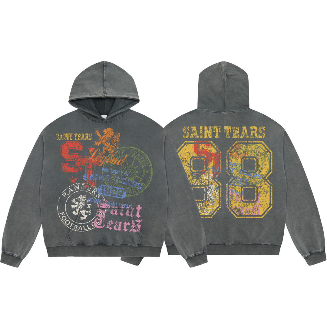 SOLO-Saint Michael Print Hoodie