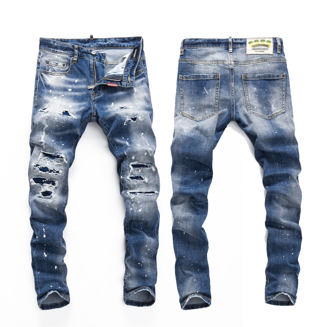 SOLO-DSQ2 2025ss Blue Jeans