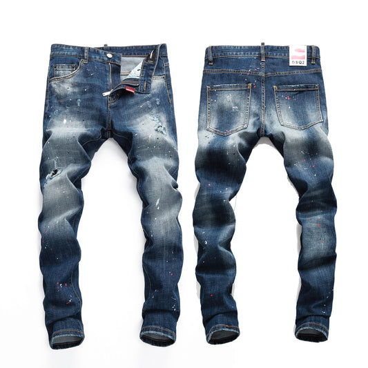 SOLO-DSQ2 2025ss Ripped Jeans