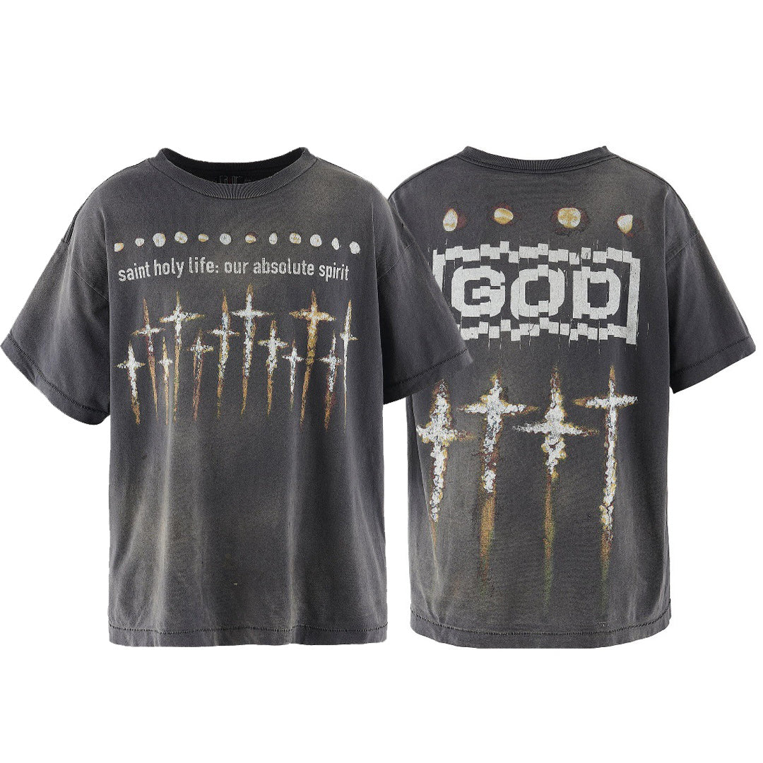 SOLO-Saint Michael Print T-hemp