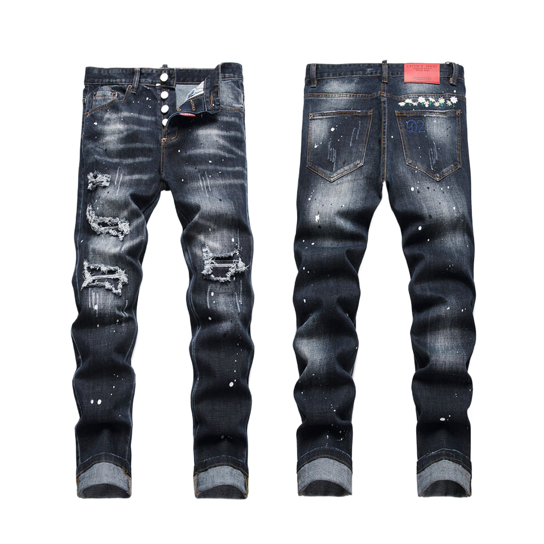 SOLO-DSQ2 embroidery Jeans