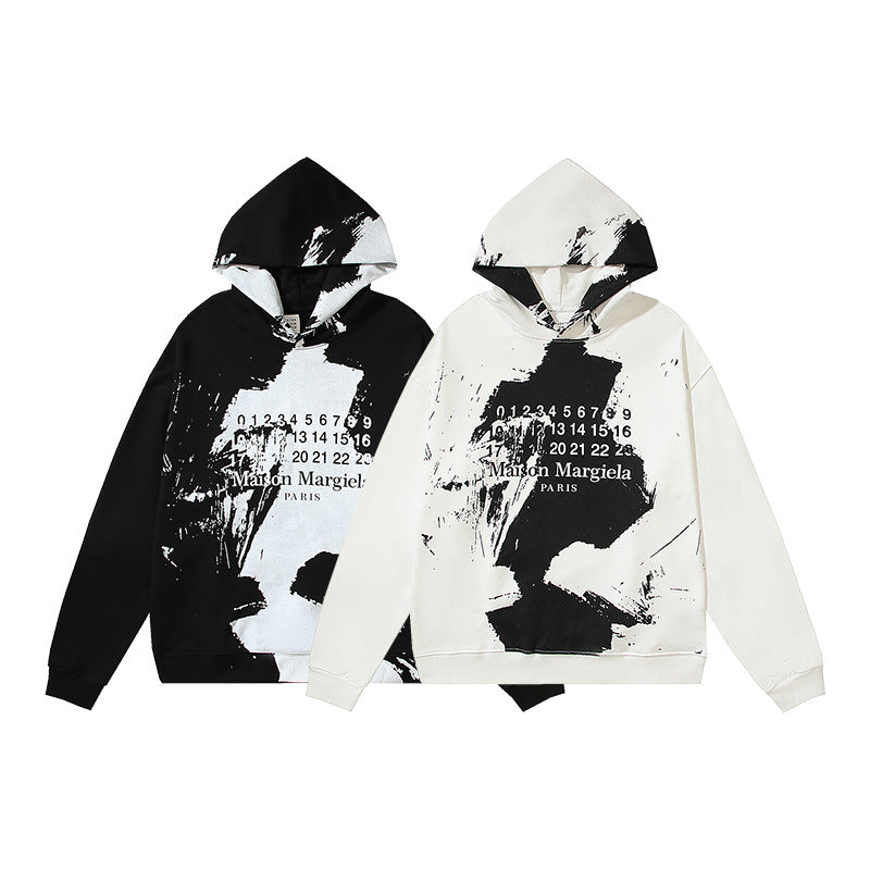 SOLO-Maison Margiela 2024ss Splash Ink Hoodie