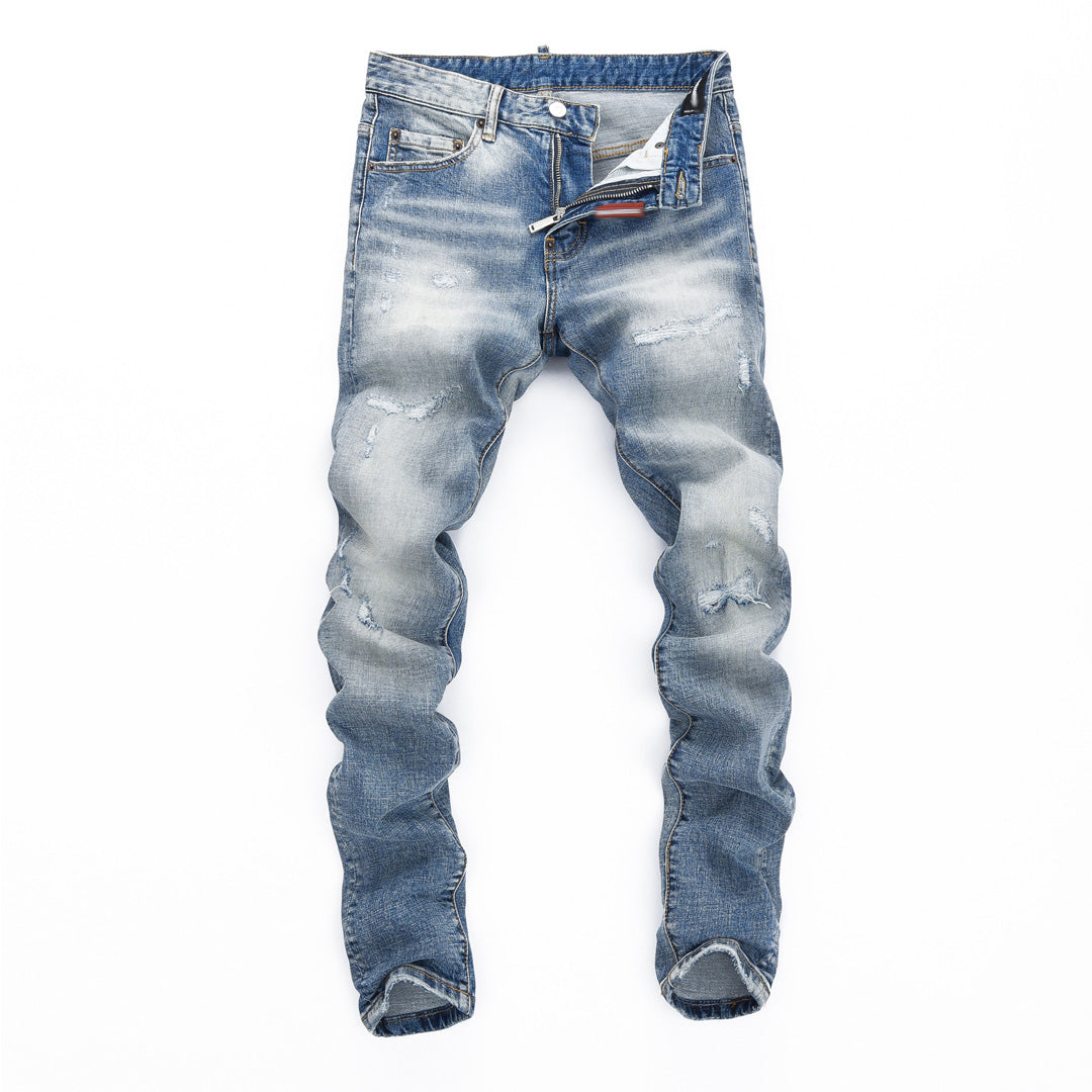 SOLO-DSQ2 2024ss Ripped Jeans