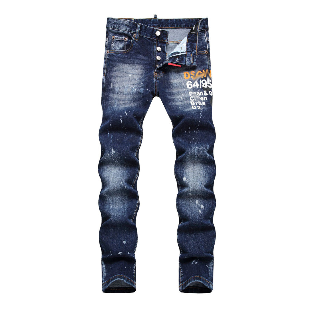 SOLO-DSQ2 2024ss Printed Jeans