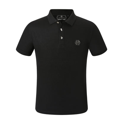 SOLO-Philpp 2024ss Black POLO shirt