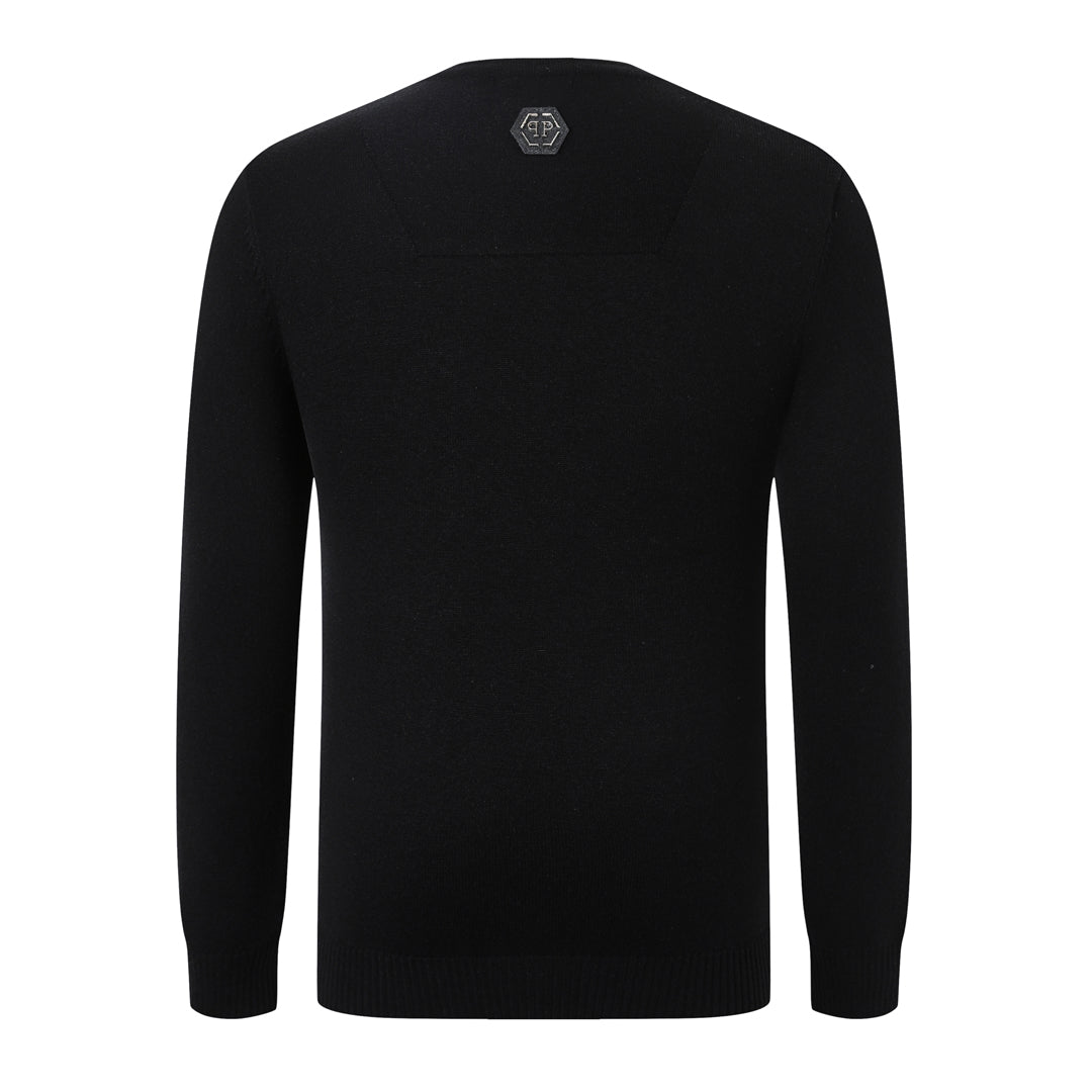 SOLO-Philpp black Fleece Sweatshirt