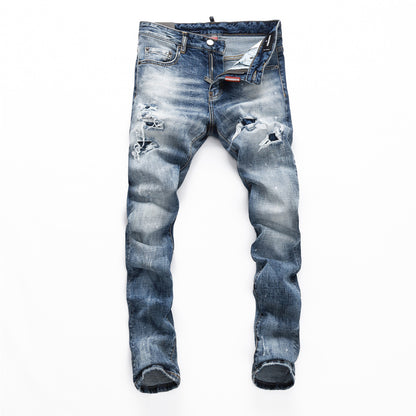 SOLO-DSQ2 2024ss Ripped Jeans