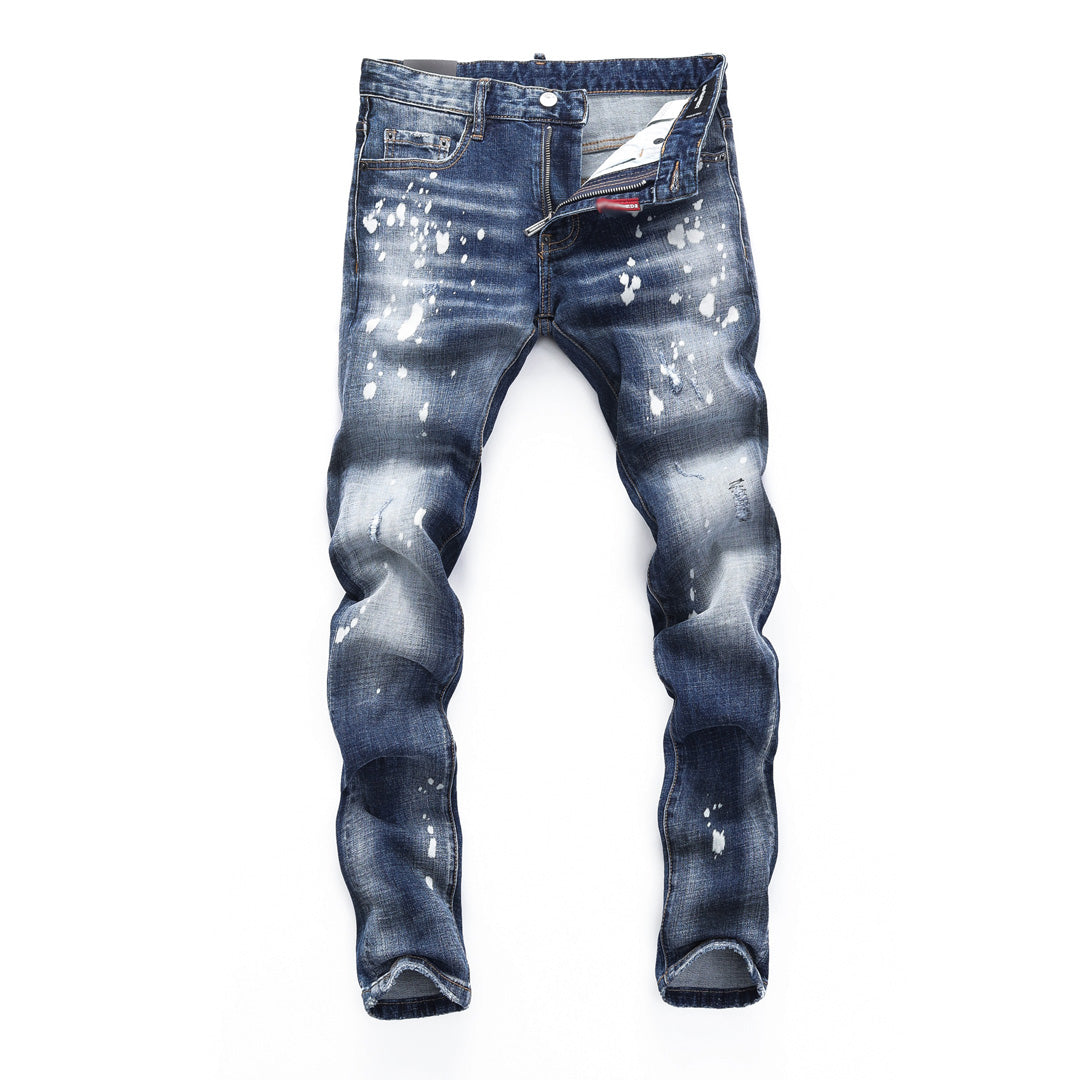 SOLO-DSQ2 2024ss Ripped Jeans