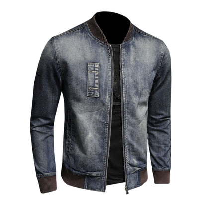 SOLO-DSQ2 Distressed Denim Jacket