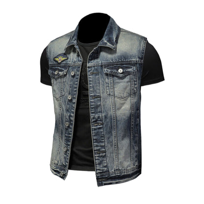 SOLO-DSQ2 24ss Denim Vest coat