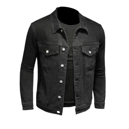 SOLO-DSQ2 2024ss Black Denim Jacket