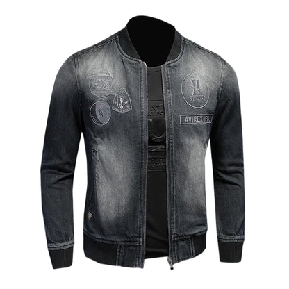 SOLO-DSQ2 Distressed Denim Jacket