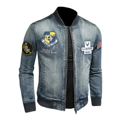 SOLO-DSQ2 Distressed Denim Jacket