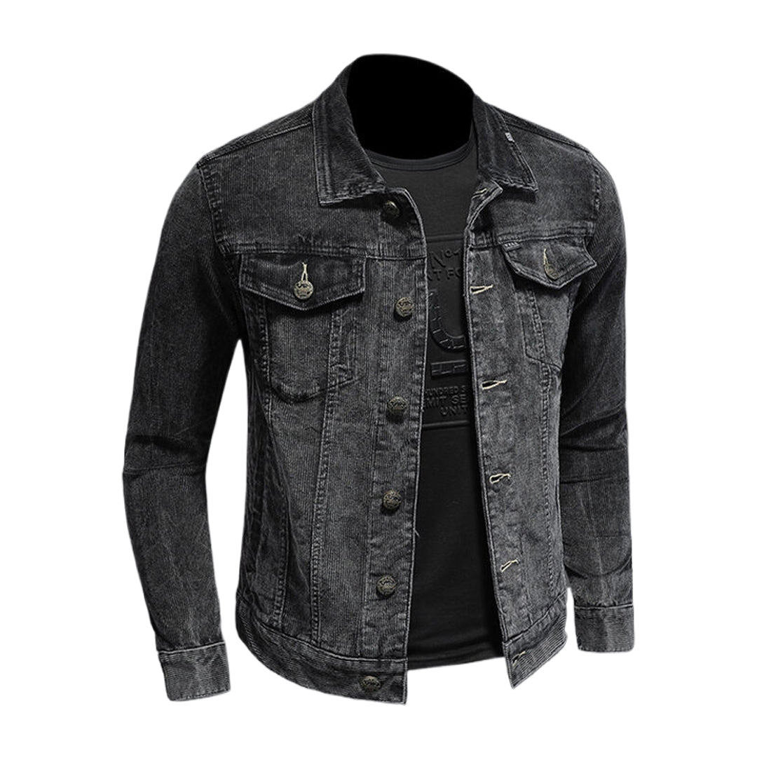 SOLO-DSQ2 2024ss Black Denim Jacket