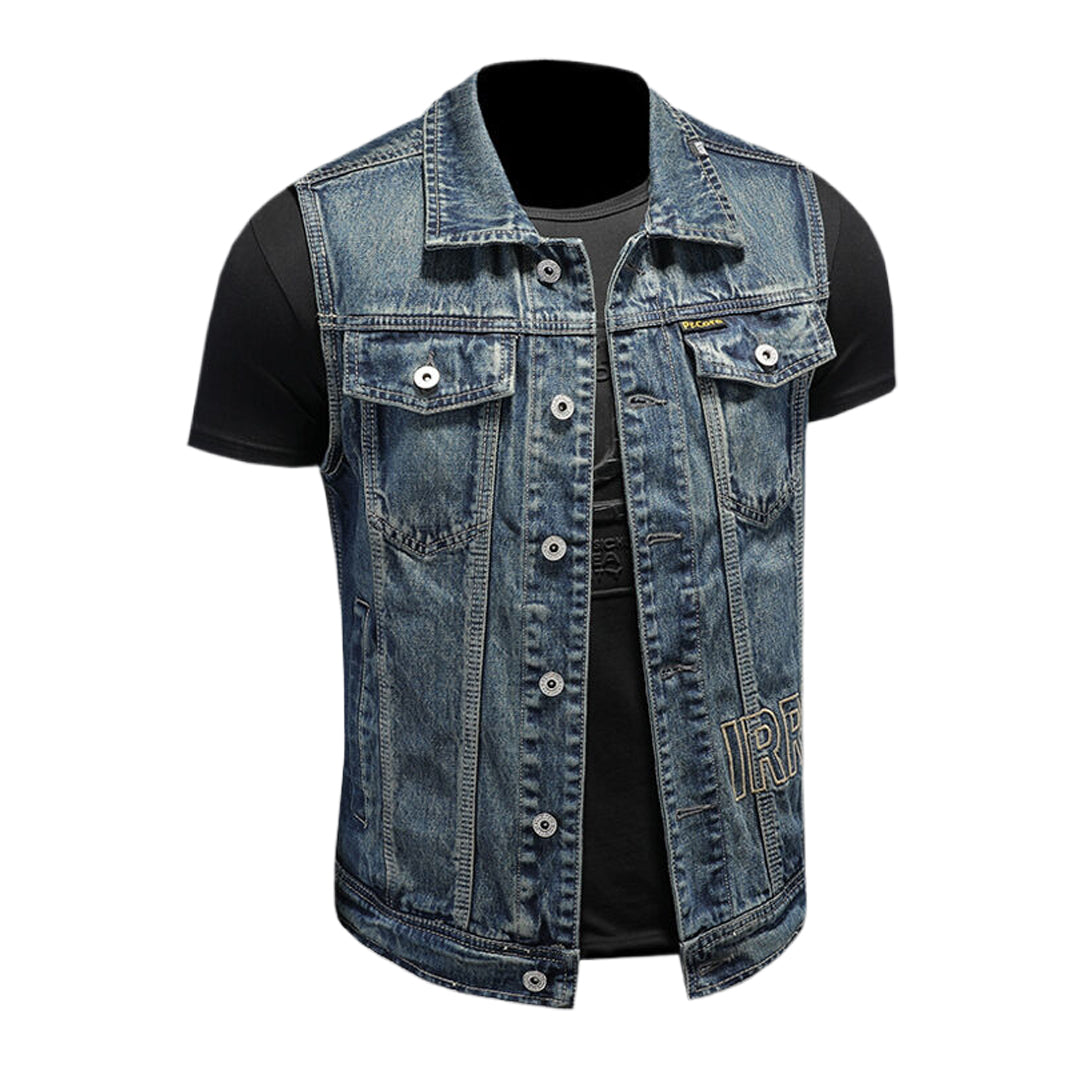 SOLO-DSQ2 24ss Denim Vest coat