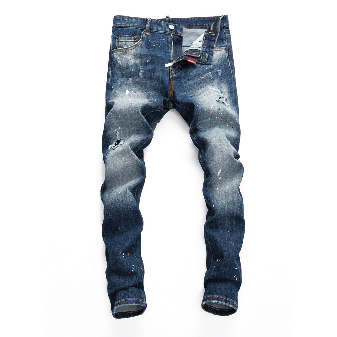 SOLO-DSQ2 2025ss Ripped Jeans