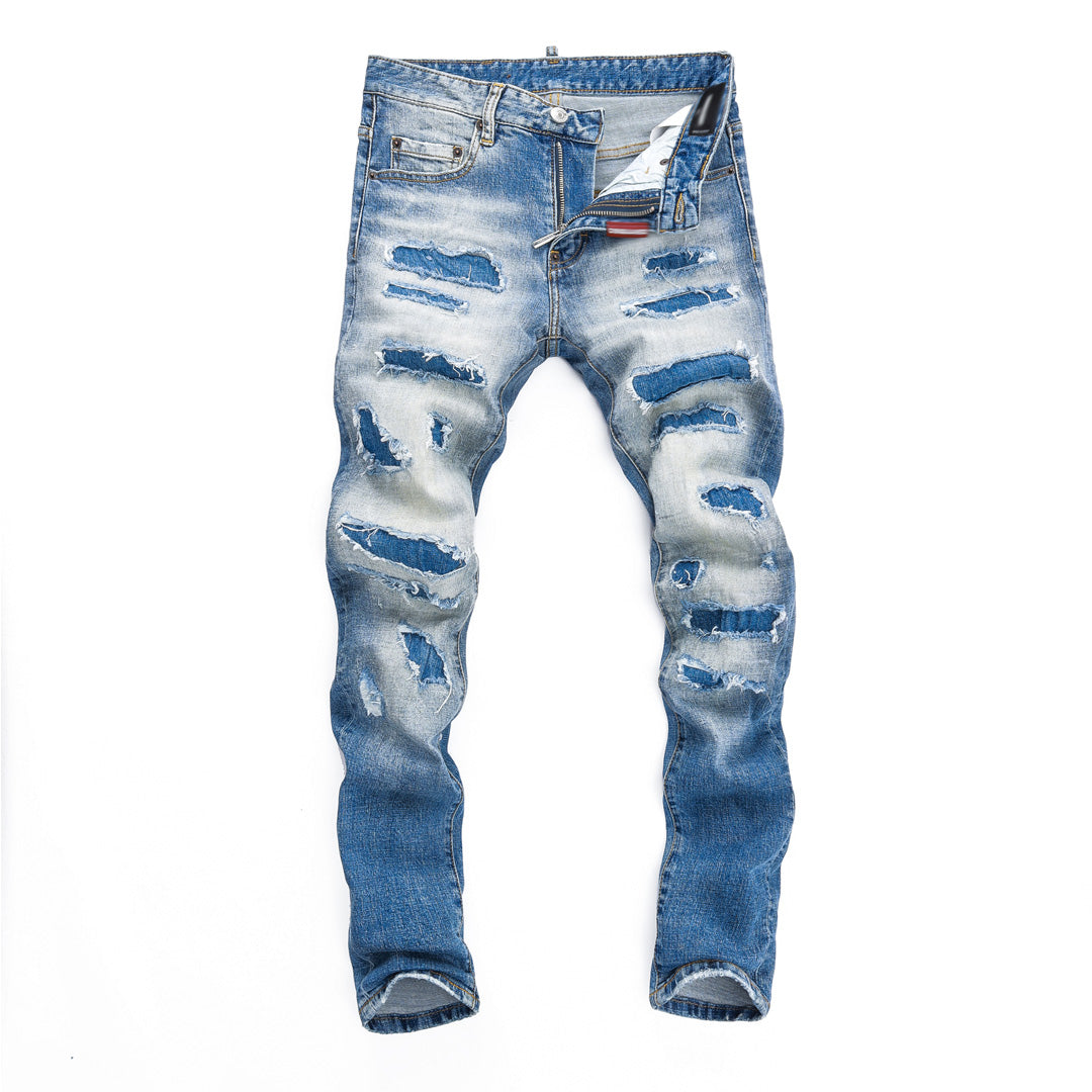 SOLO-DSQ2 2025ss Ripped Jeans