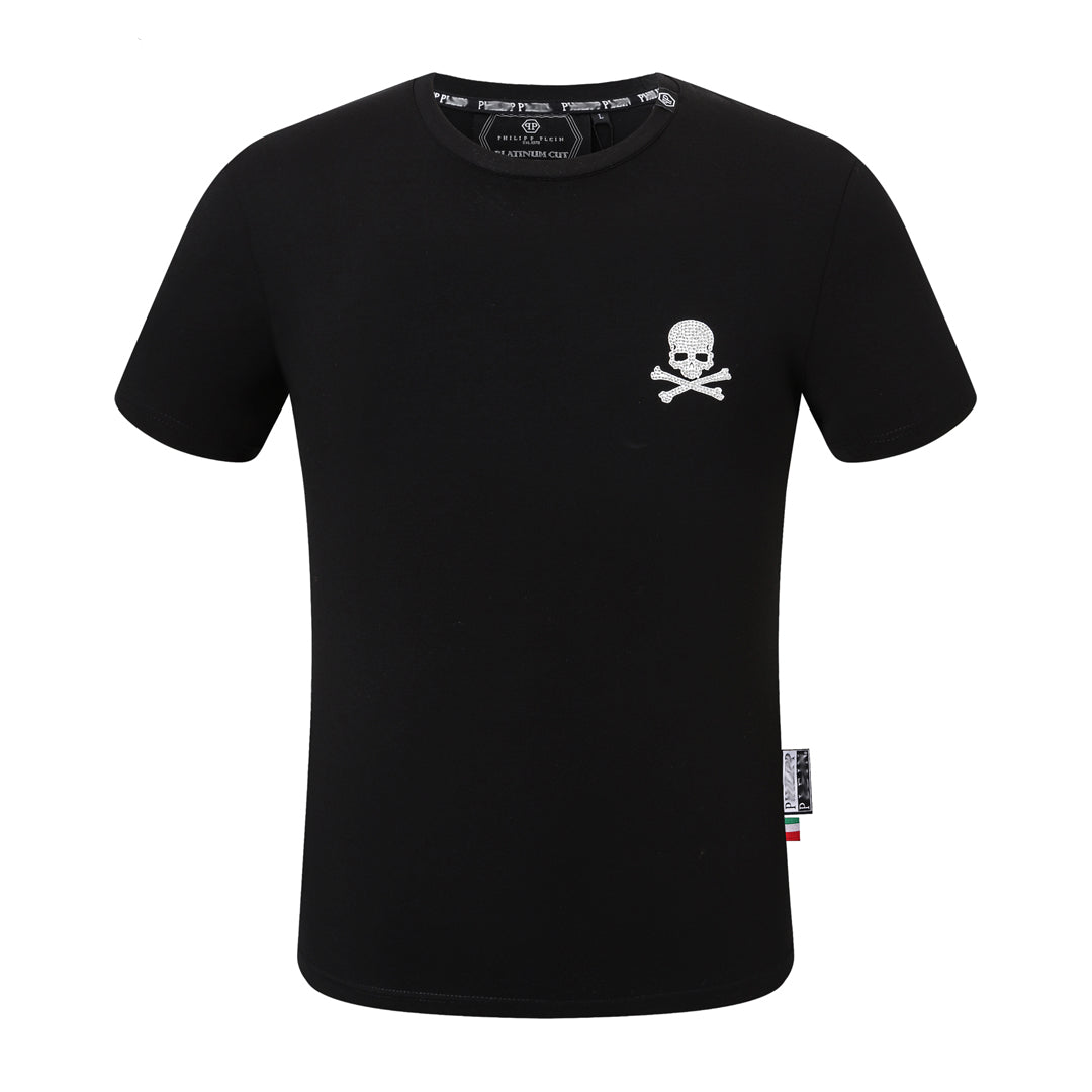 SOLO-Philpp Hot stamping Skull T-shirt