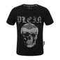 SOLO-Philpp Hot stamping Skull T-shirt