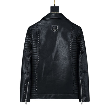 SOLO-Philpp Black Cowhide jacket