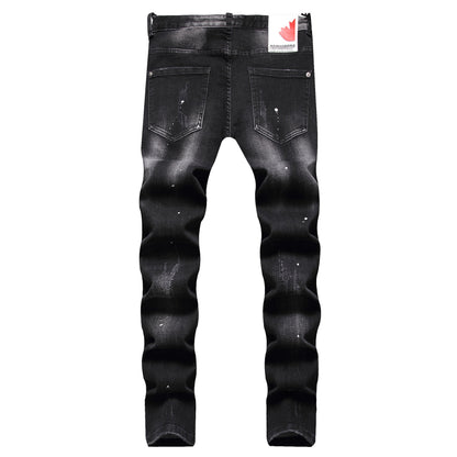 SOLO-DSQ2 Cowboy feet Jeans