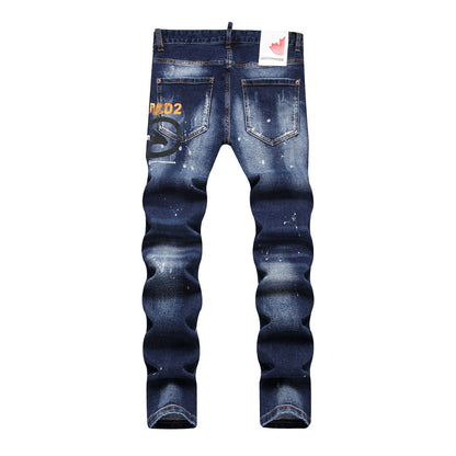 SOLO-DSQ2 2024ss Printed Jeans