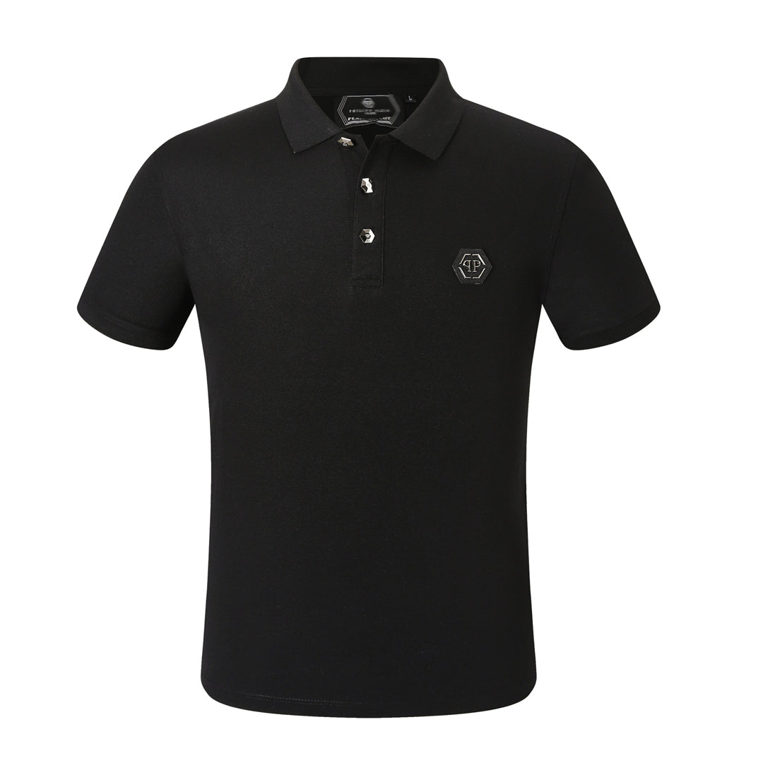 SOLO-Philpp 2024ss Black POLO shirt